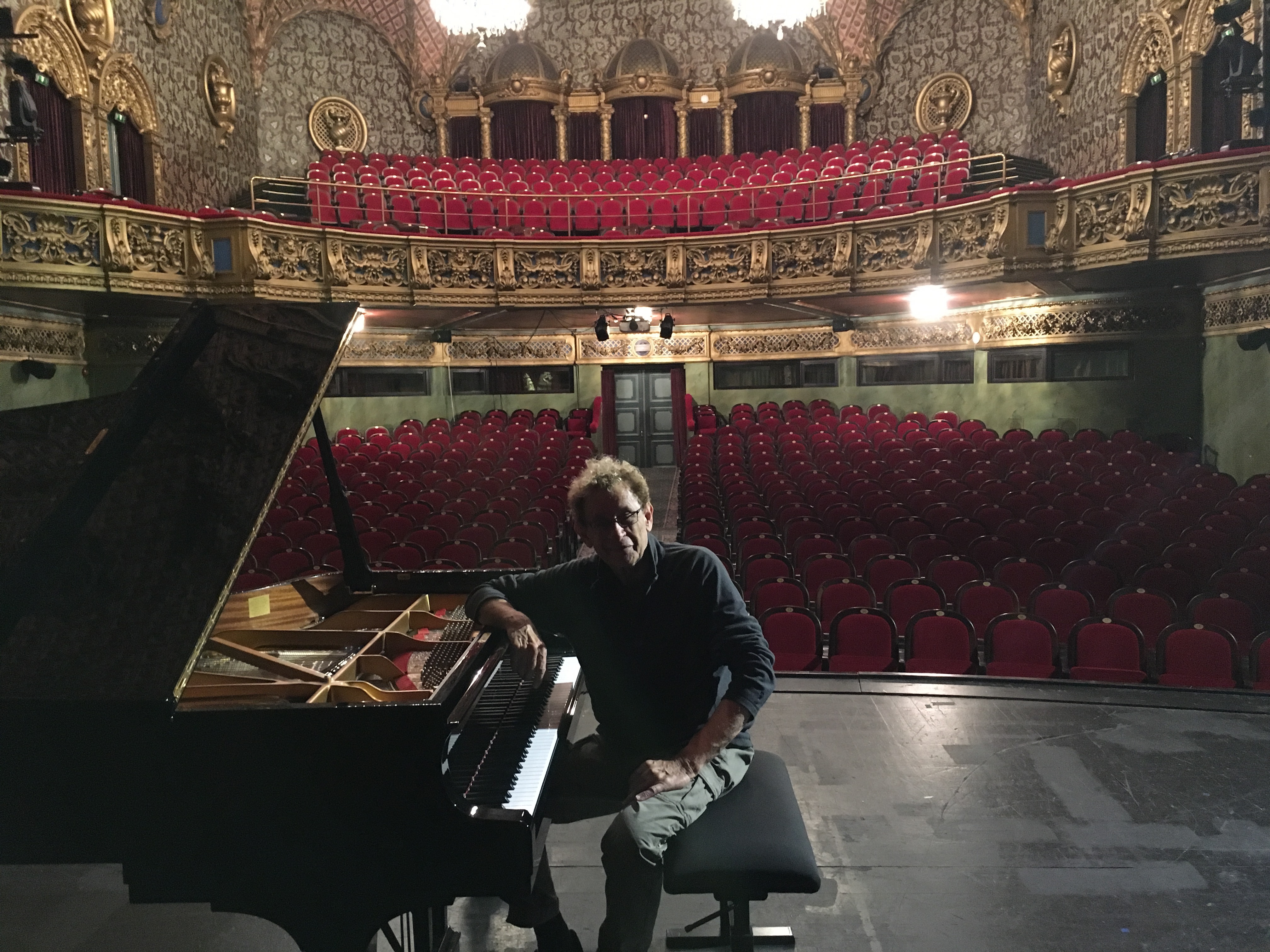 In rehearsal before evening concert in Tallinn, Estonia and the other one …in rehearsal before evening concert in the Mariinsky Concert Hall, St. Petersburg, Russia